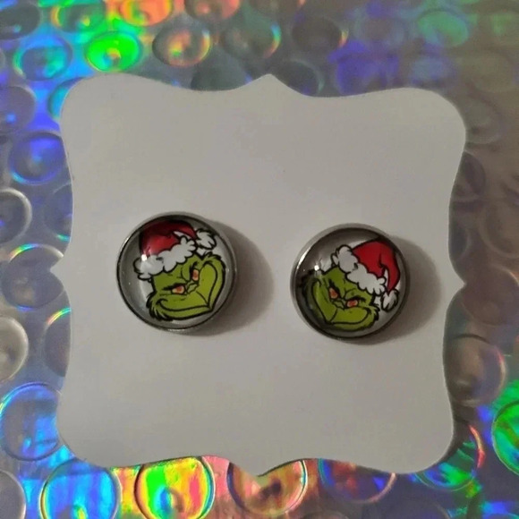 𝅺FALL/ grinch earrings - Picture 2 of 2